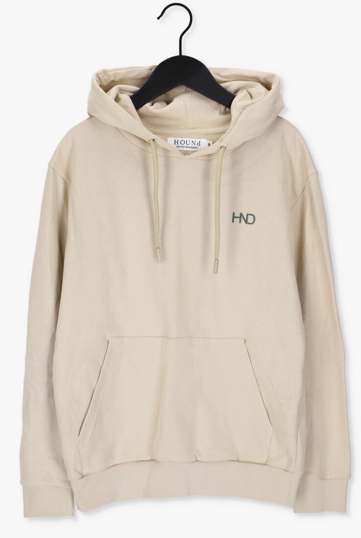 HOUND beige hound trui hoodie
