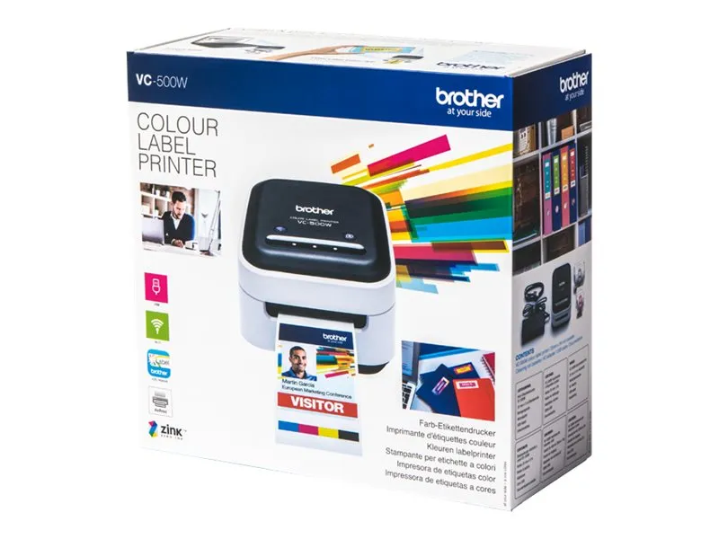Brother VC-500W farve labelprinter wireless