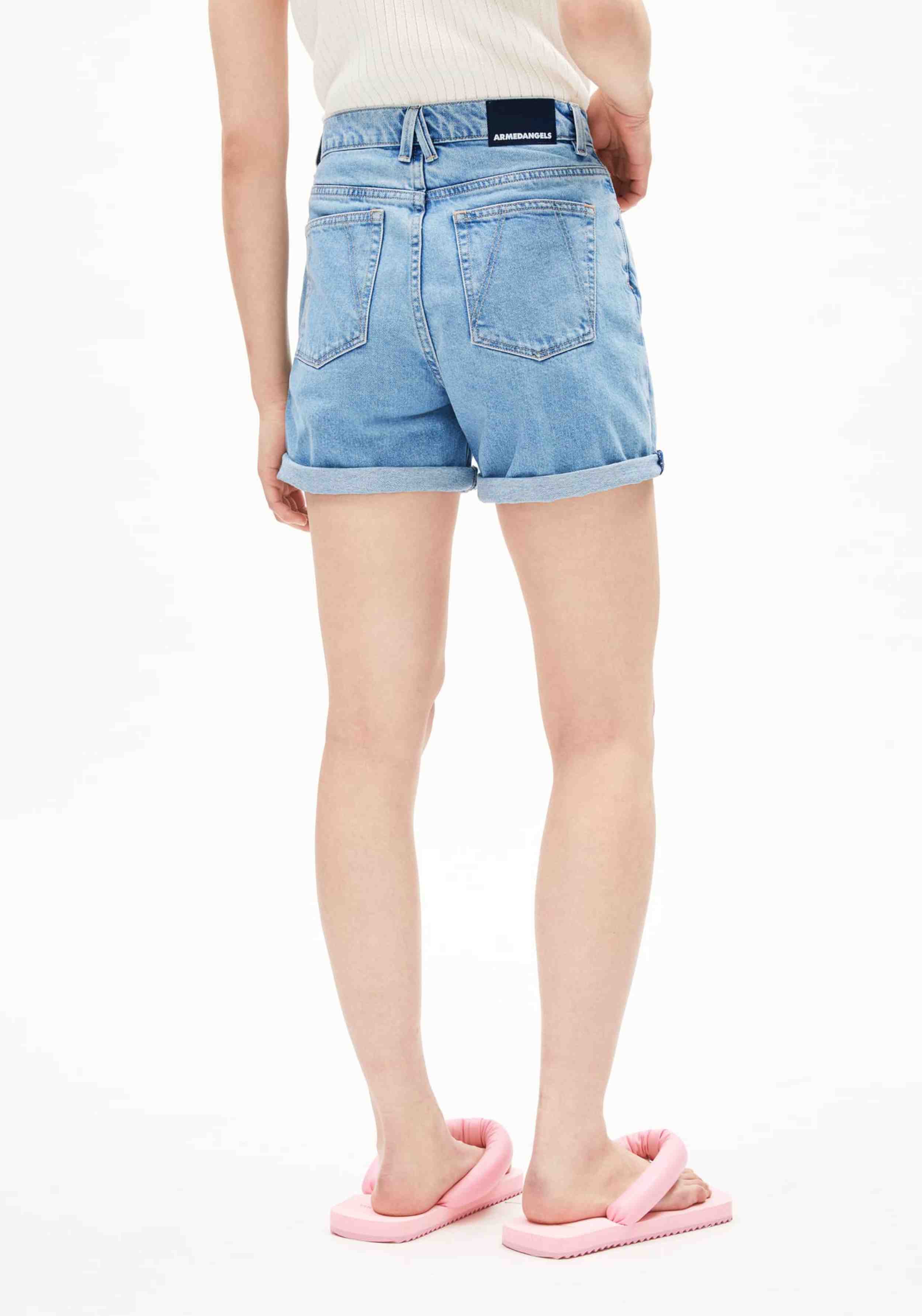 Armedangels Jeans-Shorts Sheaari Fresh Blue