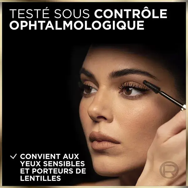 Máscara para cílios L'Oréal Paris Panorama Volume Million Lashes, preta, 10,5ml