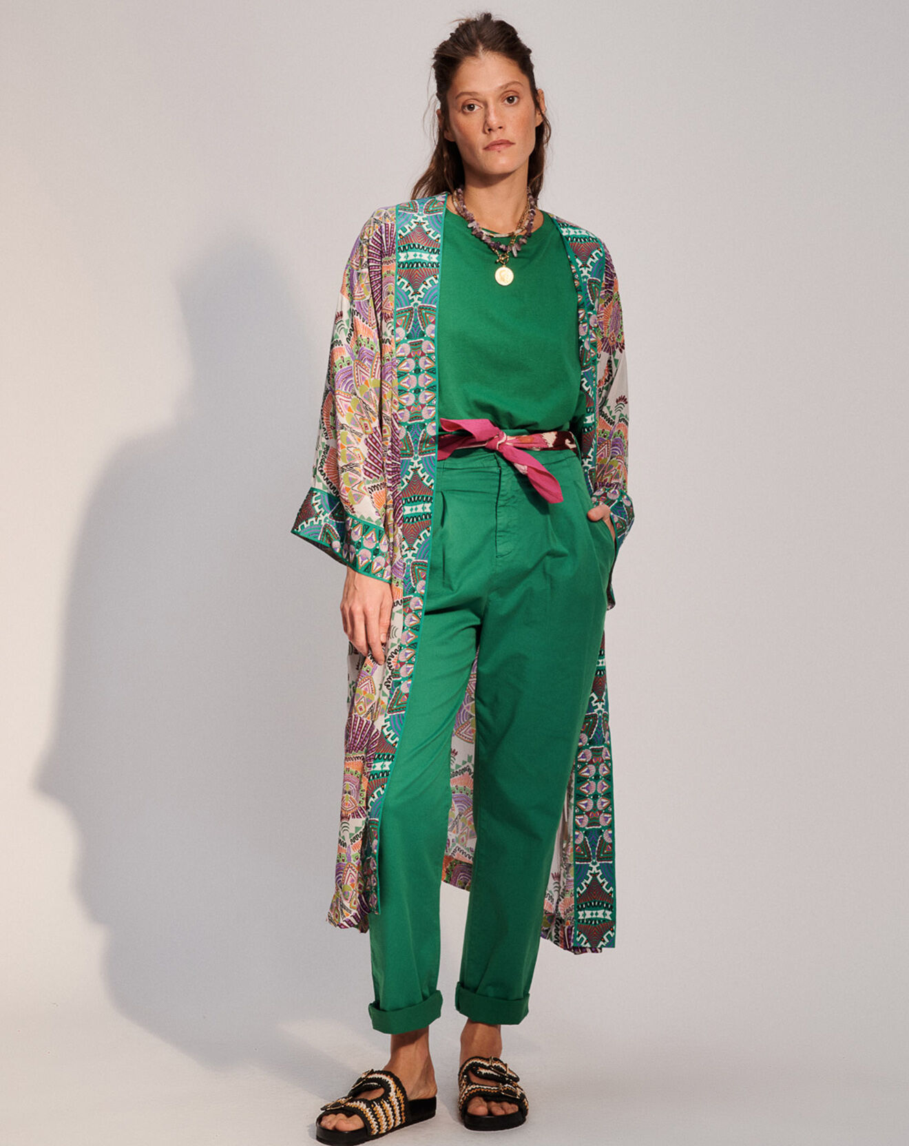 Stella Forest Veste kimono Solal verte