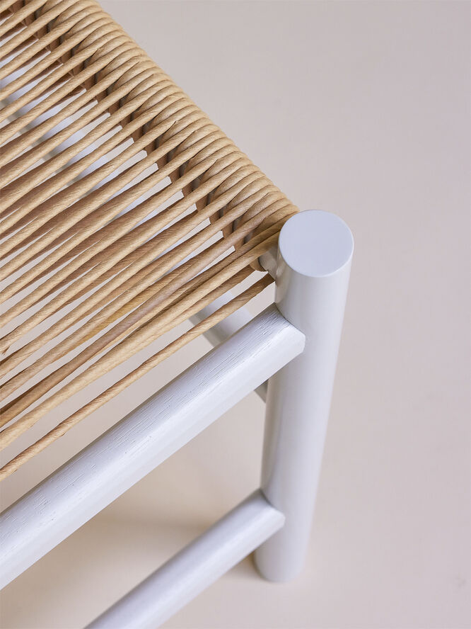 Hübsch Heritage Bænk Small Lysegrå Grey