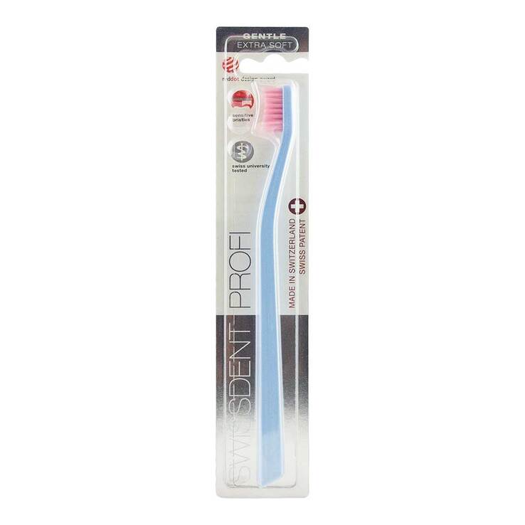 Swissdent Gentle classic Zahnbürste hellblau / hellpink, 1 St