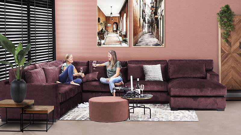 Hocker  Lucano B65 x D65 x H40 cm