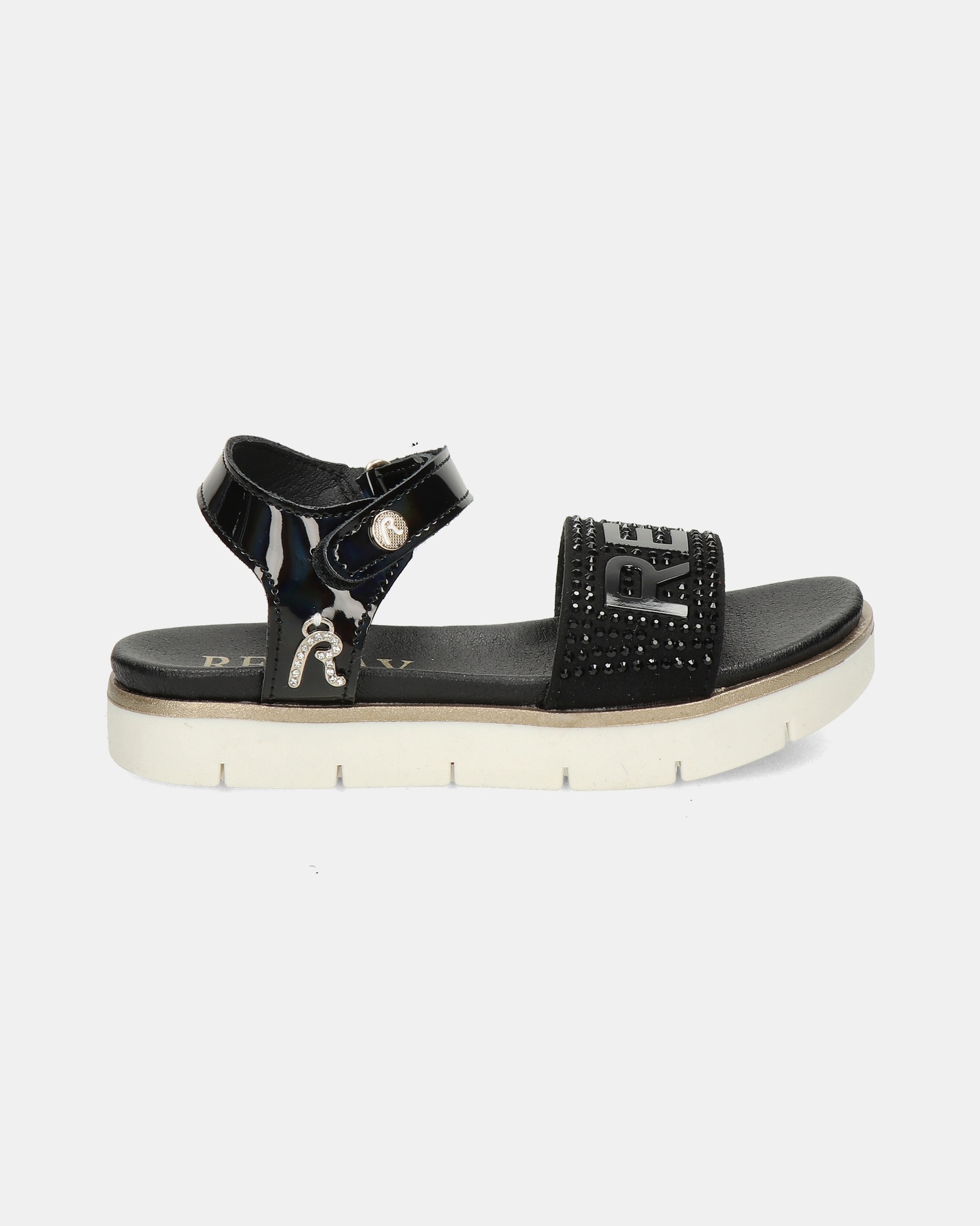 Replay Sandalen  - zwart