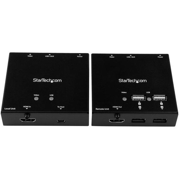 StarTech.com Extendeur HDMI sur Cat6 à 50 m avec hub USB 2.0 à 4 ports - 1080p