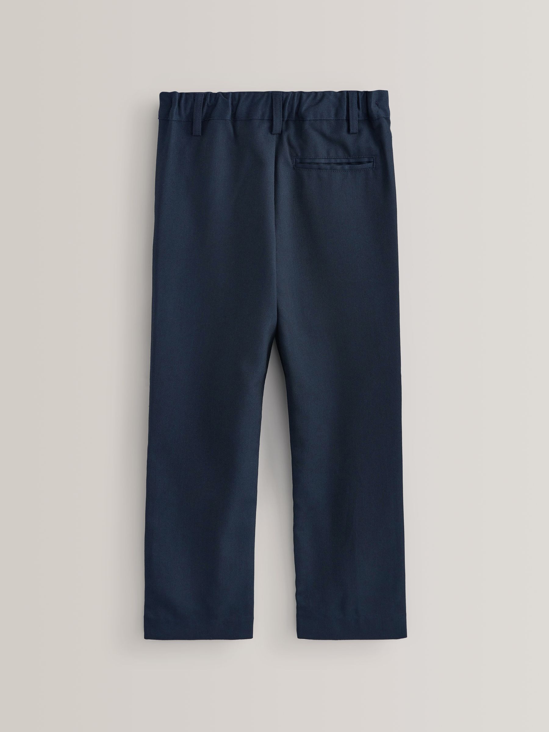 Marineblauw - Schoolbroek met rechte pijpen (3-17jaar)