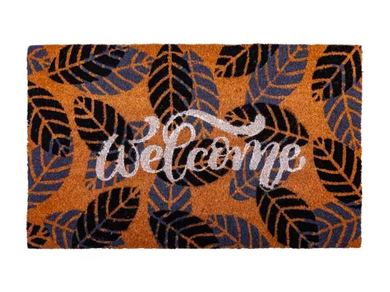 Paillasson en coco avec motif imprimé 45x75h