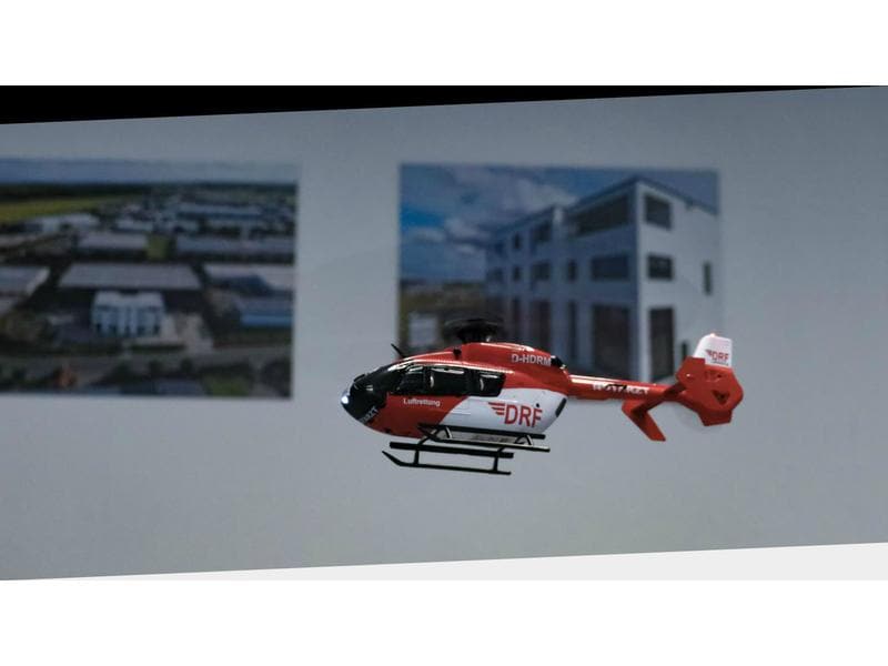 Amewi Helikopter AFX-135 DRF 4-Kanal Singlerotor RTF Kleiner Scale Heli mit 4-Kanal Steuerung für Einsteiger und Fortgeschrittene Piloten