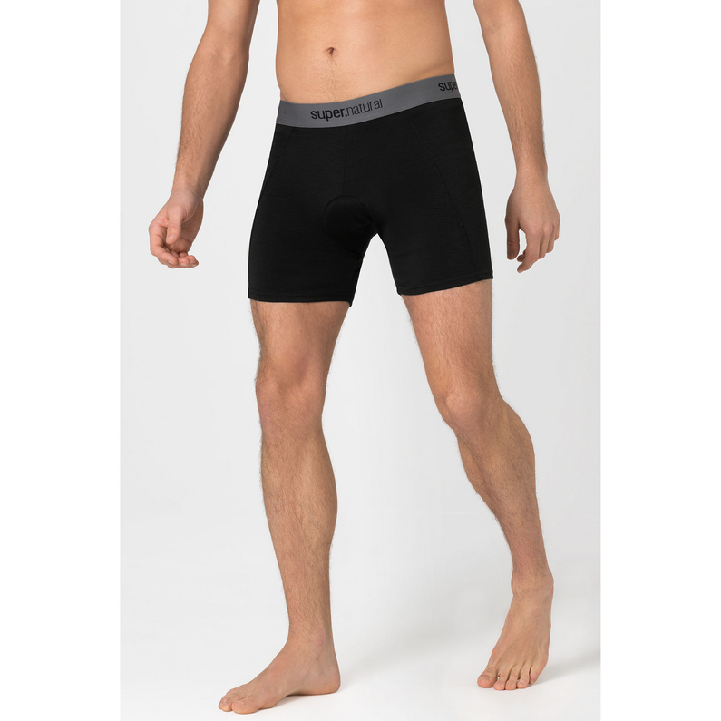 Super.Natural Herren Gravier Unterhose mit Sitzpolster