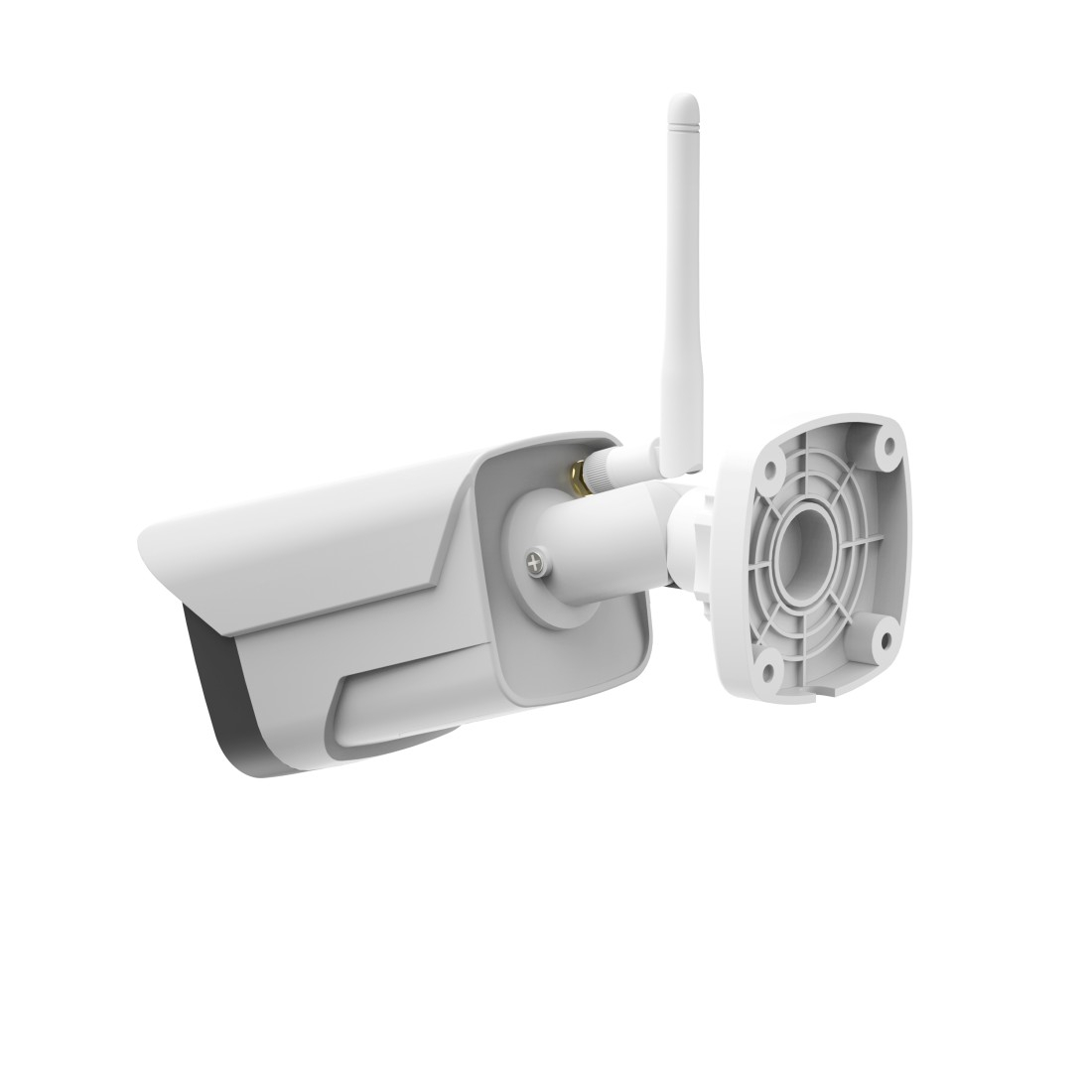Smarte Überwachungskamera 1080p mit Nachtsicht / Bewegungsmelder und WiFi (iOS/Android) (00176663) - Weiss