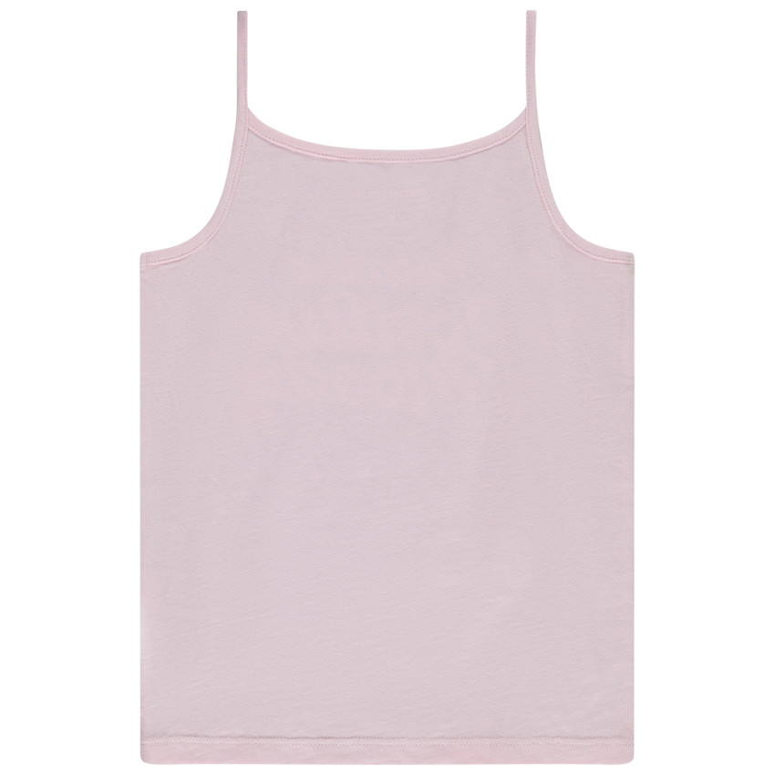 Débardeur en jersey slub print fantaisie pour fille