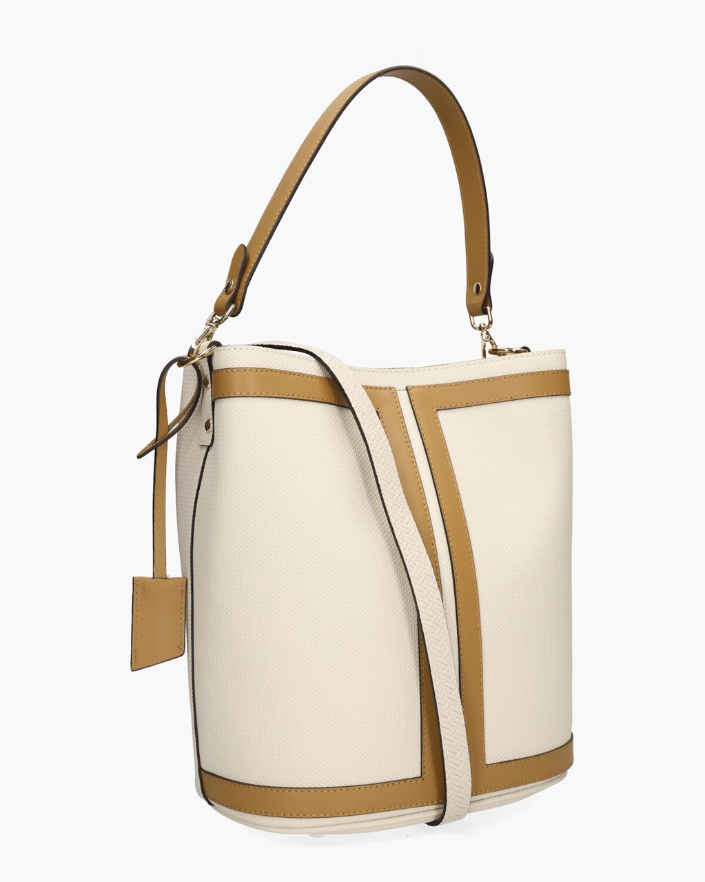 Carol J. By Gianni Notaro 539 Off-White/Cognac Tas
