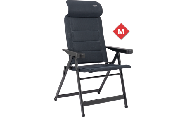 Crespo AP/237-ADC Campingstuhl mit 7-fach verstellbarer Rückenlehne / verstellbarer Kopfstütze