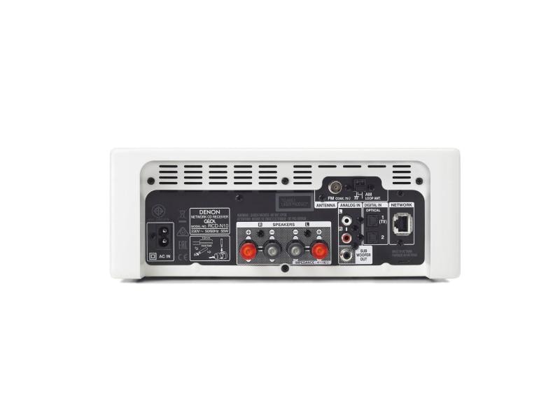 Denon Micro-HiFi Anlage CEOL N10 Schwarz HiFi Kompaktanlage mit Netzwerk- und CD-Player