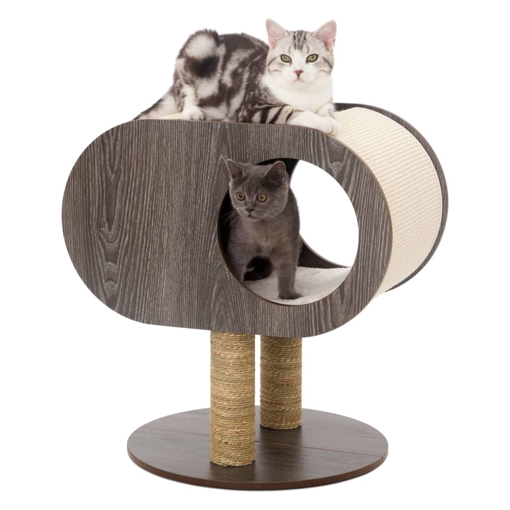 Arranhador para gatos Jack and Vanilla com cama elevada
