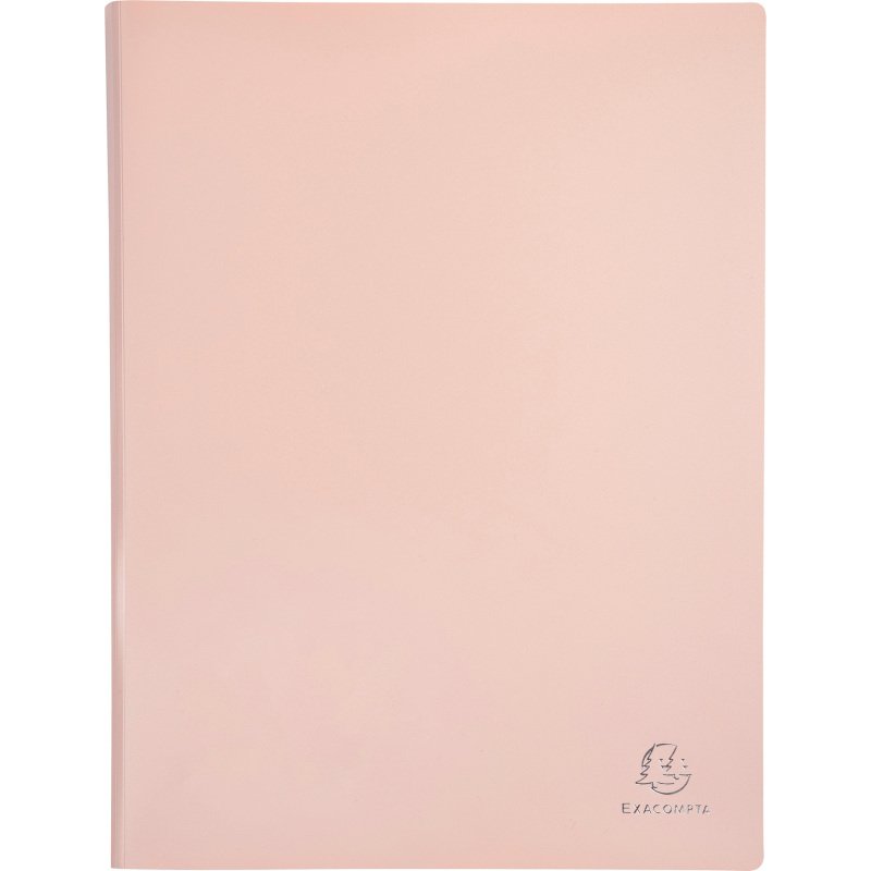 Protège-documents Aquarel Exacompta polypropylène A4 30 pochettes - 60 vues couleurs assorties