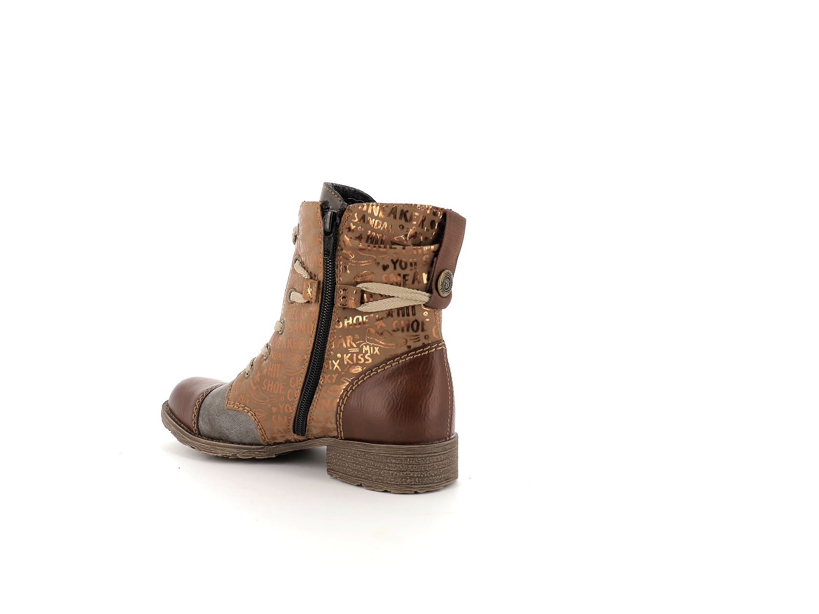 Rieker-70822 Synthétique Marron Moyen