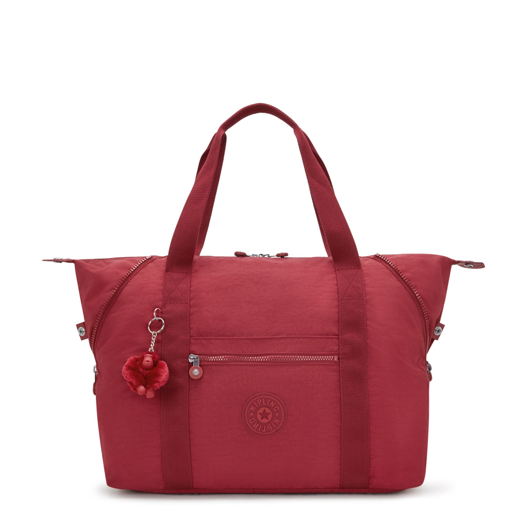 ART M  Sac fourre-tout multi-usage taille moyenne avec manchon pour valise - Funky Red