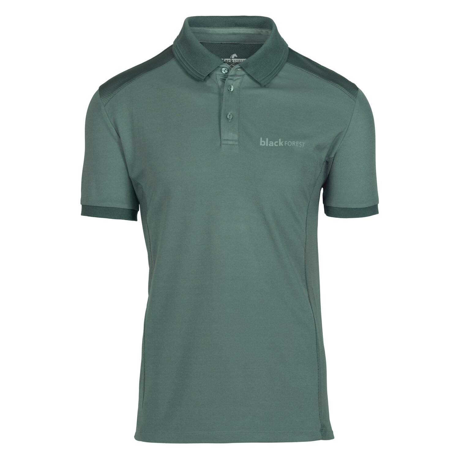 black forest Funktions-Poloshirt mit Mesh - pine green