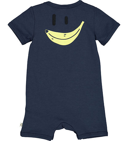 Müsli Sommerstrampler - Banana - Nacht Blue