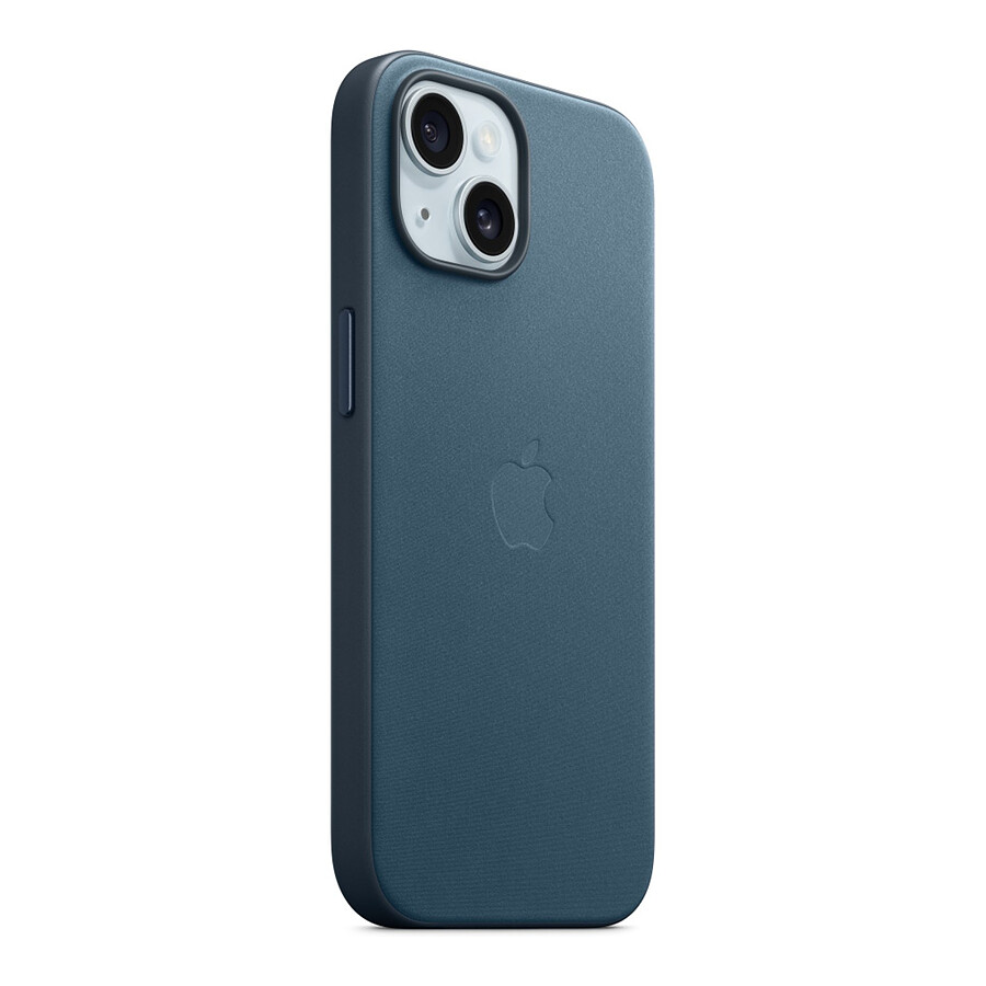 Apple Coque en tissage fin avec MagSafe pour iPhone 15 - Bleu Pacifique