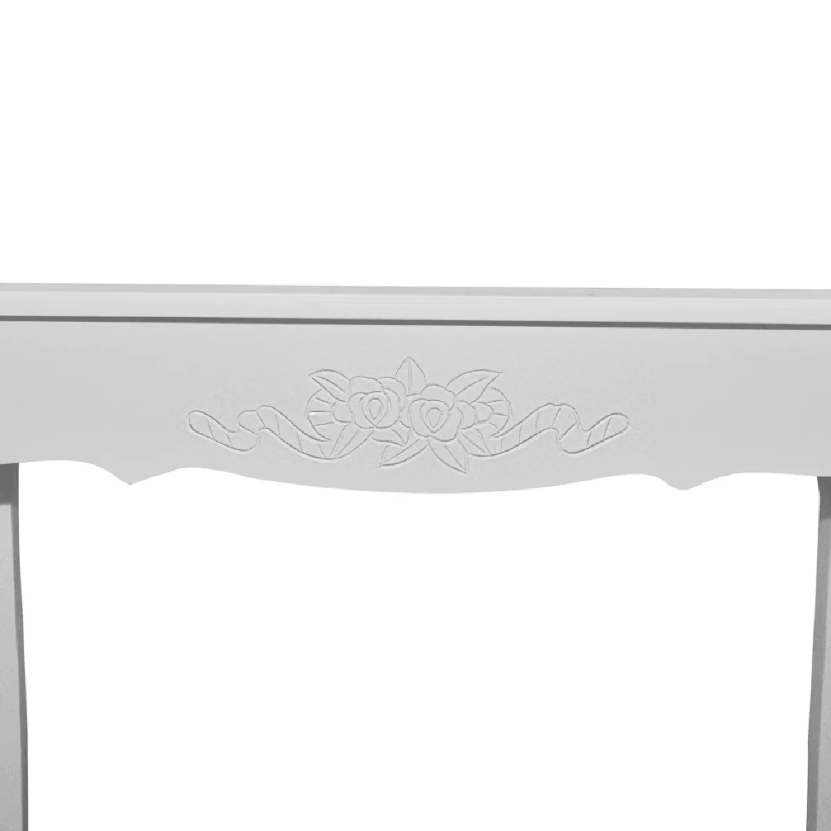 Coiffeuse blanche Helloshop26 - 100 x 35 cm