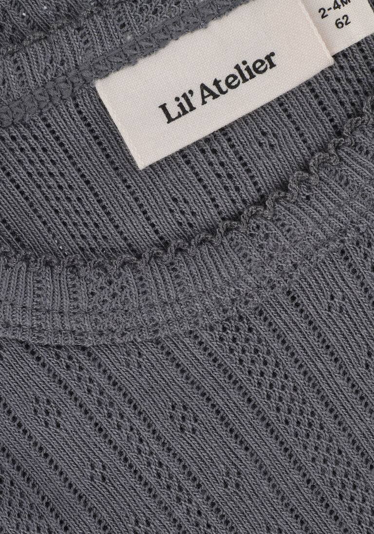 LIL\\' ATELIER blauwe lil' atelier t-shirt nbfrachel ls slim top