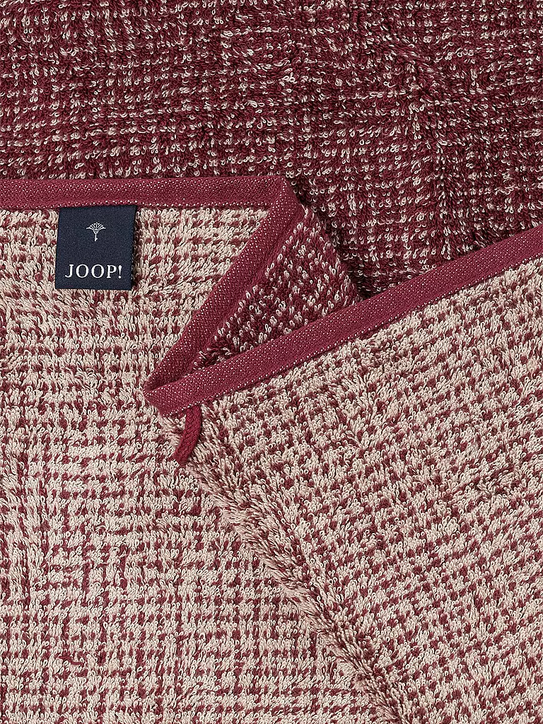 JOOP Handtuch SELECT ALLOVER 50x100cm Rouge dunkelrot
