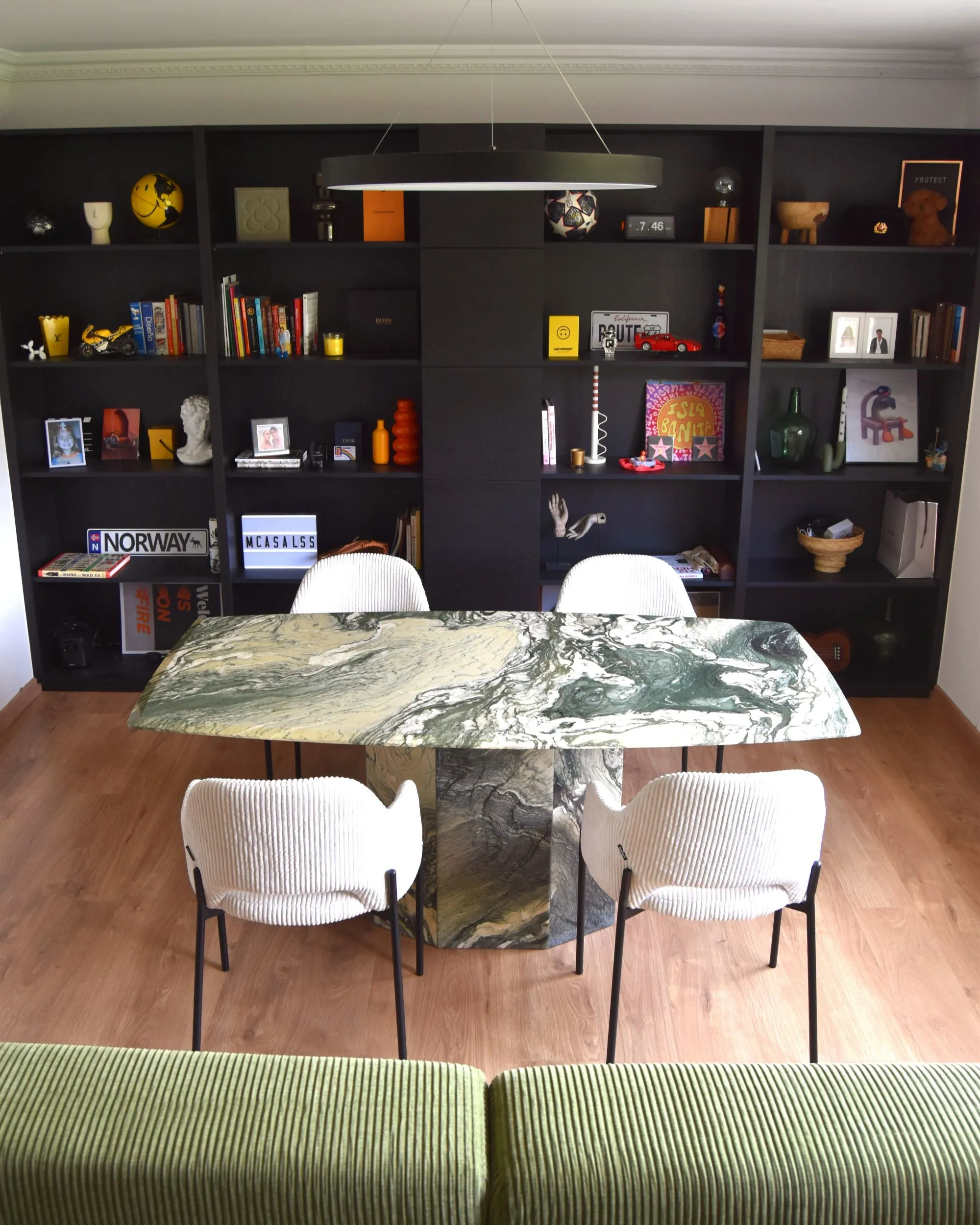 Set van 2 eetkamerstoelen RATON Corduroy Taupe