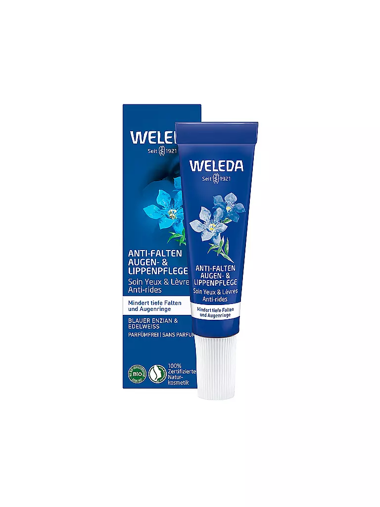 WELEDA Anti Falten Augen- & Lippenpflege Blauer Enzian & Edelweiß 10ml keine Farbe
