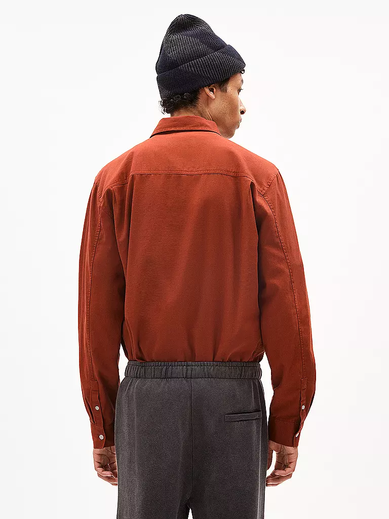 ARMEDANGELS Hemd Regular Fit DAANIL orange