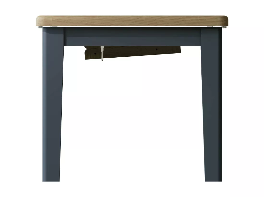 Table extensible en bois finition bleu profond 180-230 cm HOVE