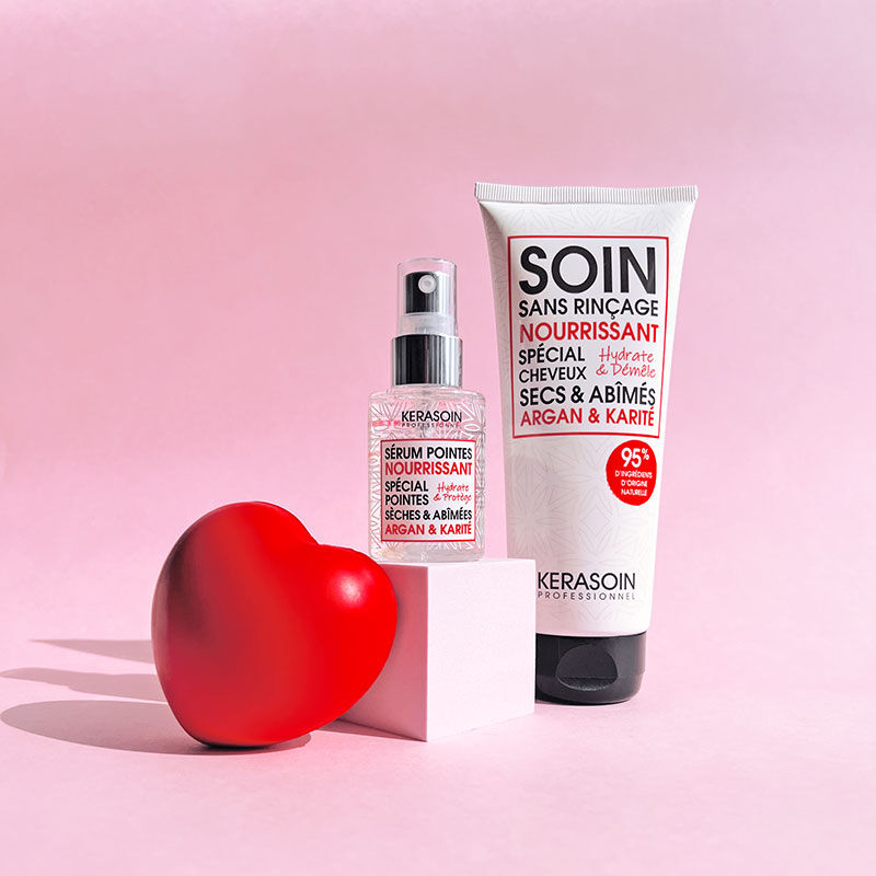Soin capillaire pour cheveux secs au karité sans rinçage