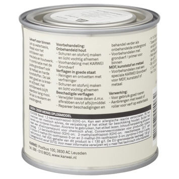 Karwei binnenlak zijdeglans wit beige 250 ml