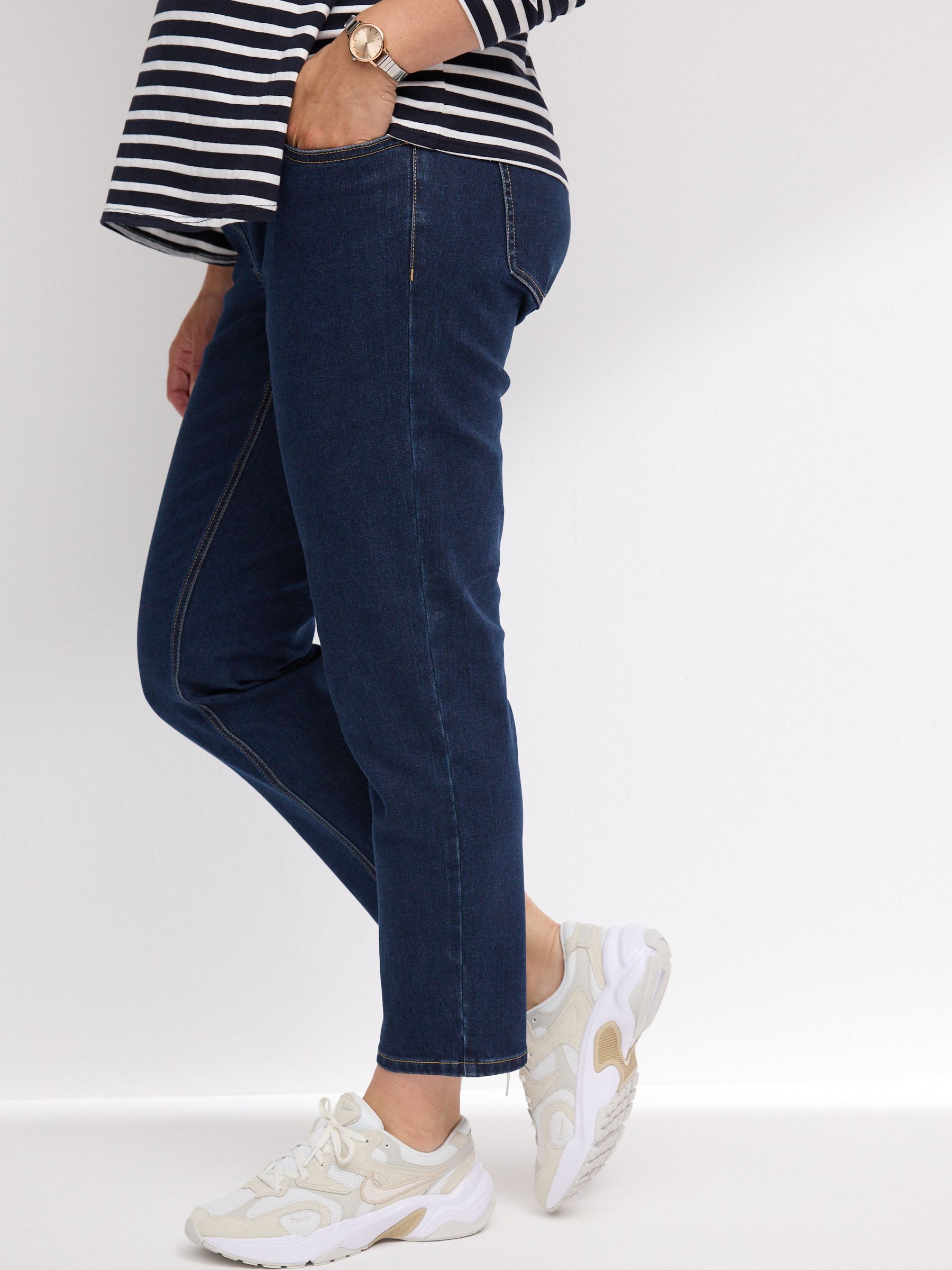 Donkerblauw - Mom zwangerschap Denim Jeans