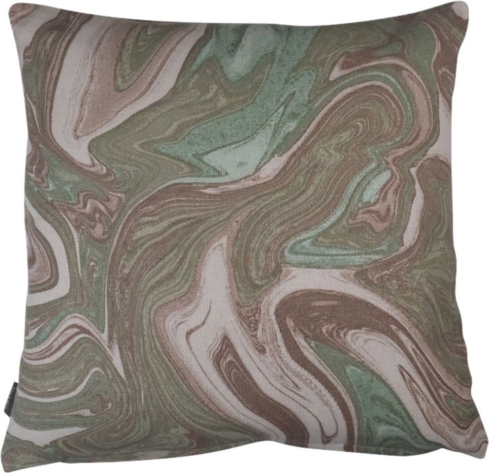 Linen & More sierkussen Bliss groen 45 x 45 x 8 cm