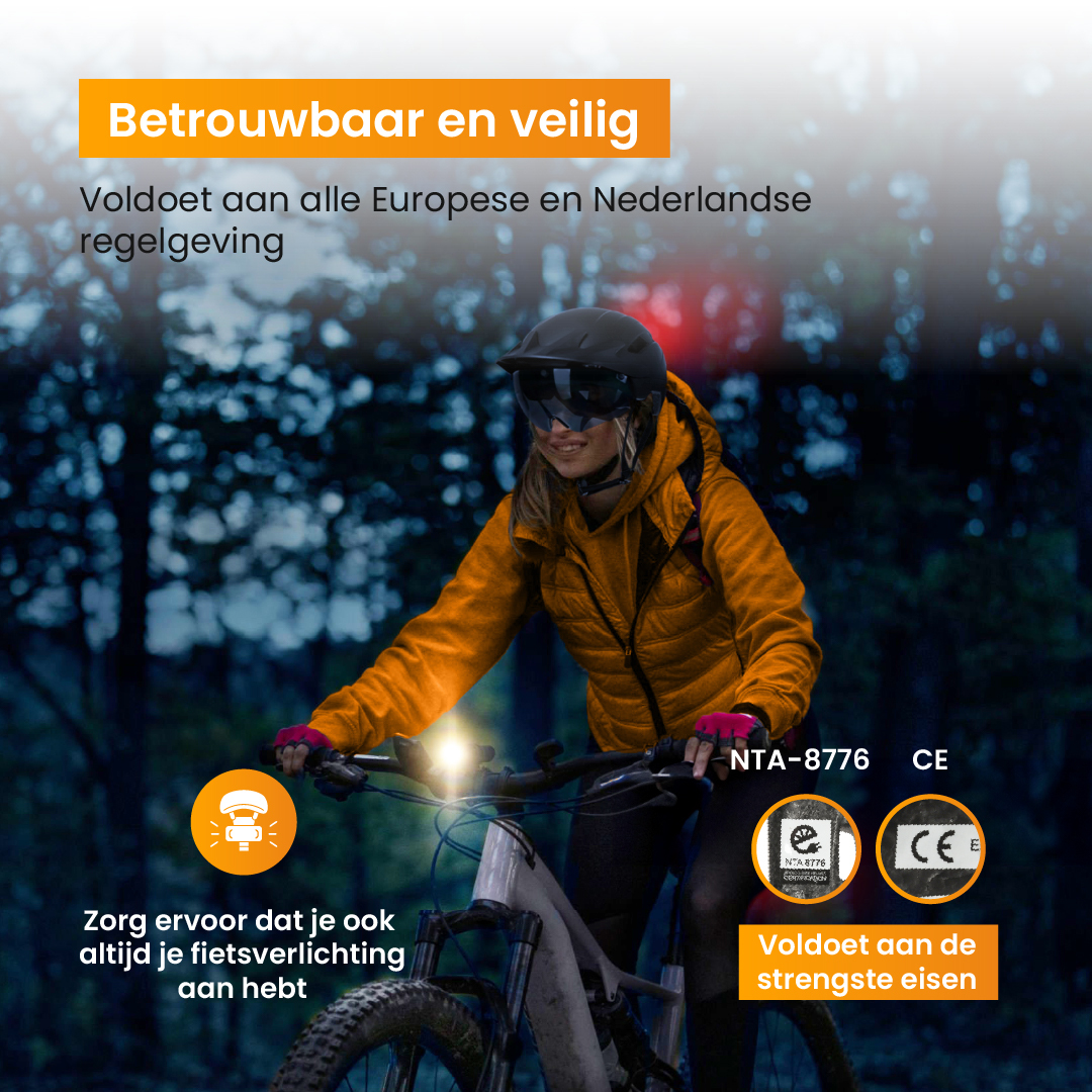R2B Fietshelm Speed Pedelec met LED-verlichting - Maat XL