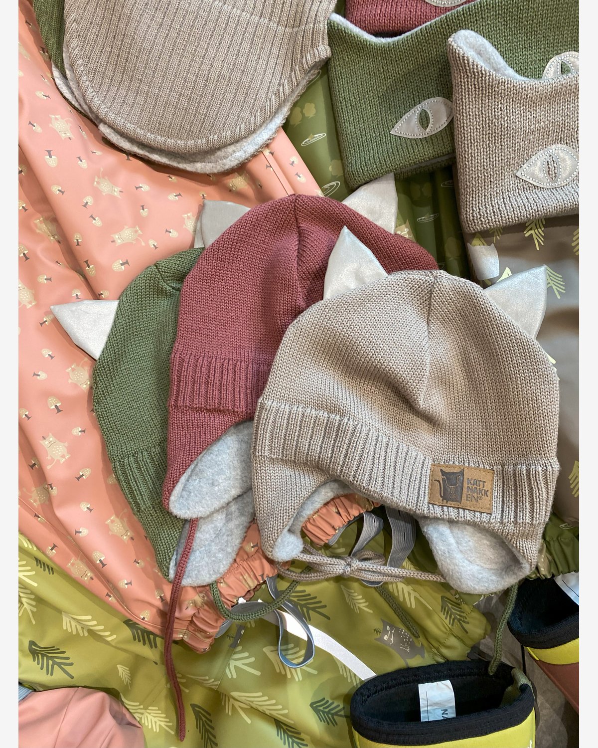 Babylue Ull m/ fleecefôr og vindstopper – Varm | 1-3år – 1-3 år