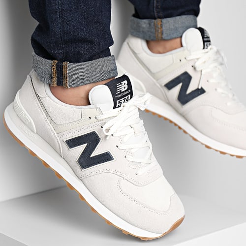 Baskets U574NGB Bone Navy