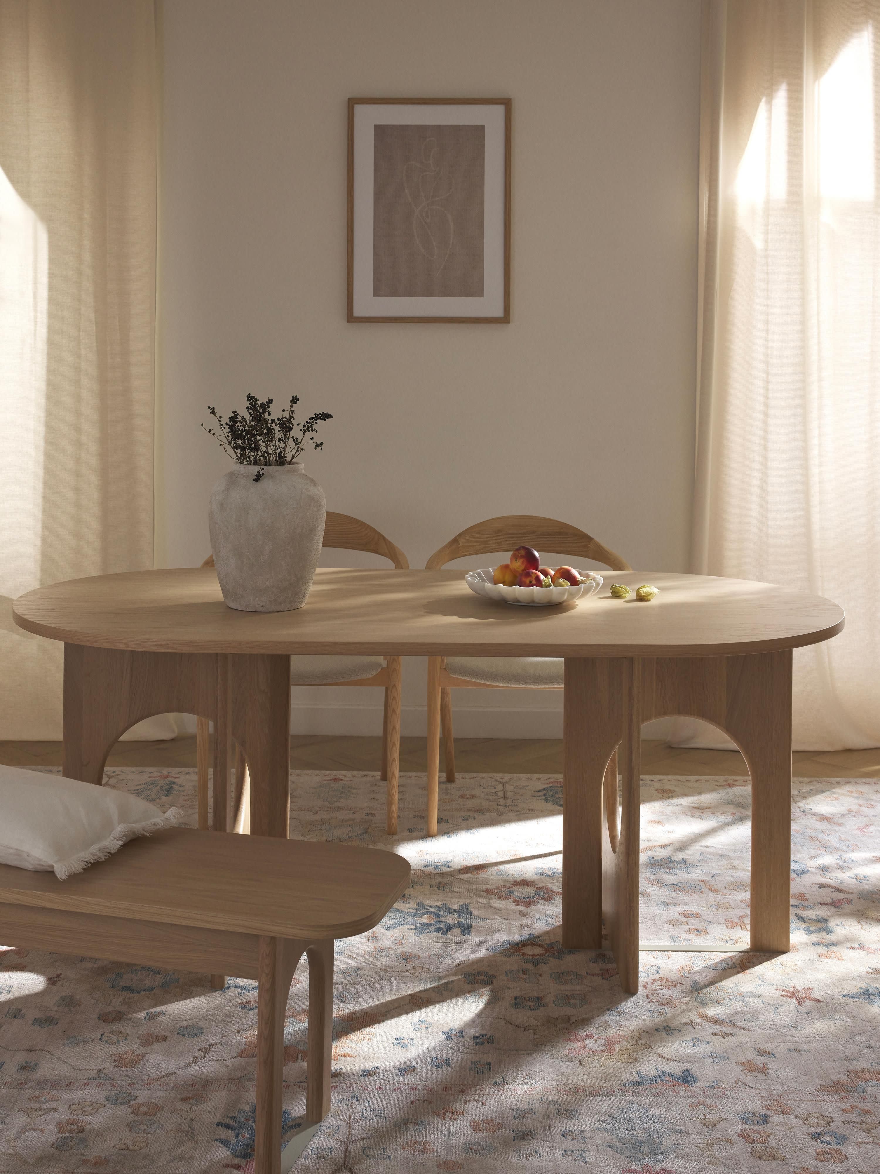 Ovale eettafel Apollo, in verschillende formaten