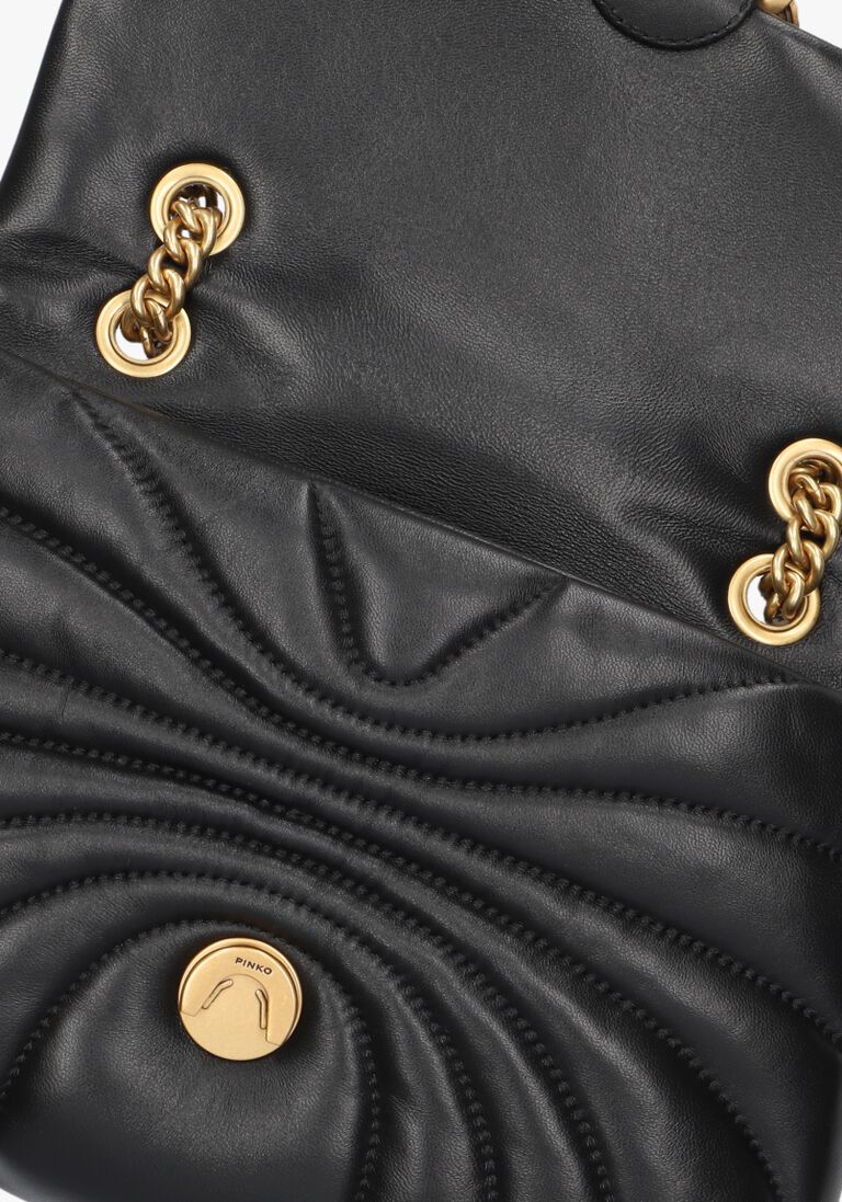 zwarte pinko schoudertas love puff classic