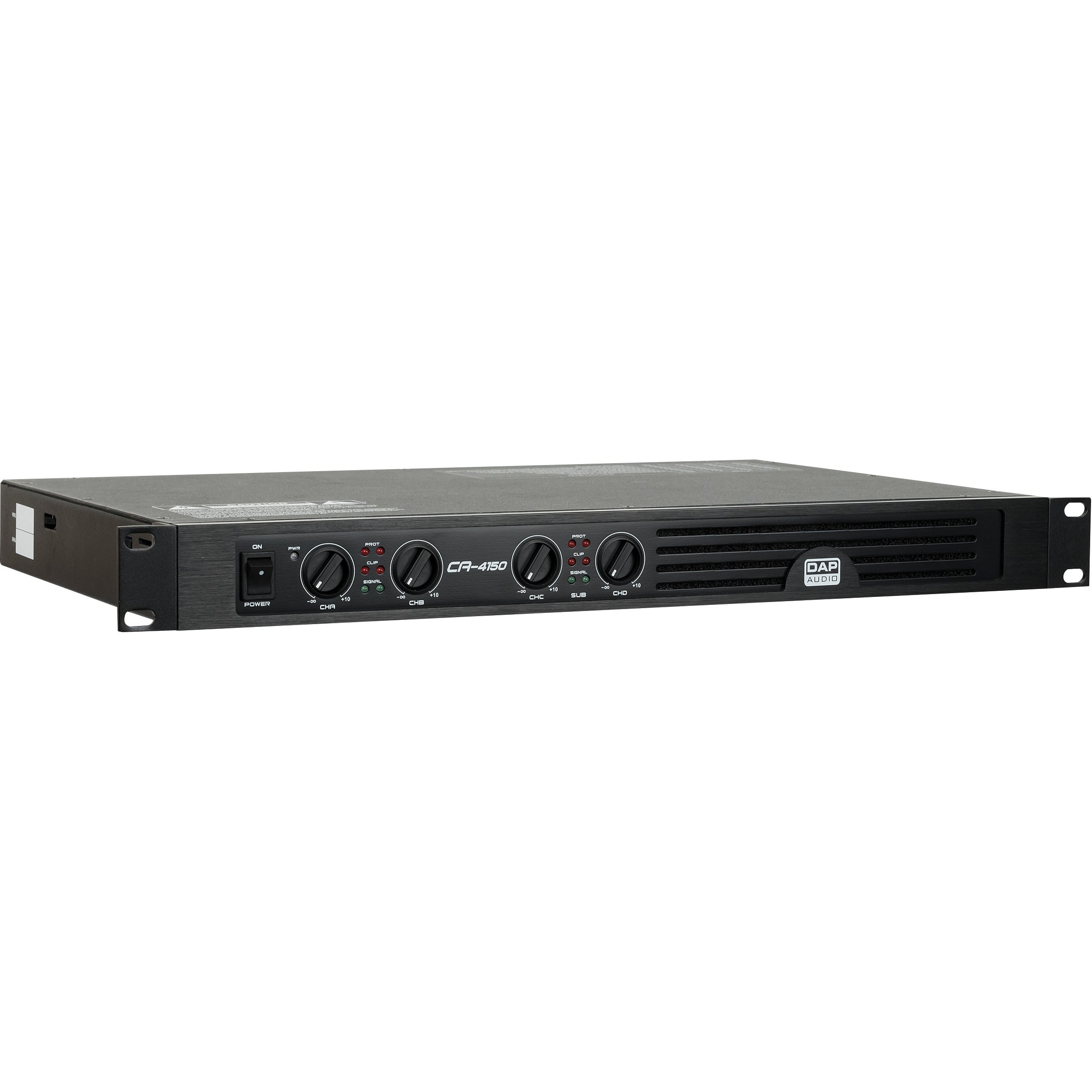 DAP CA-4150 klasse D versterker 4 kanalen met crossover