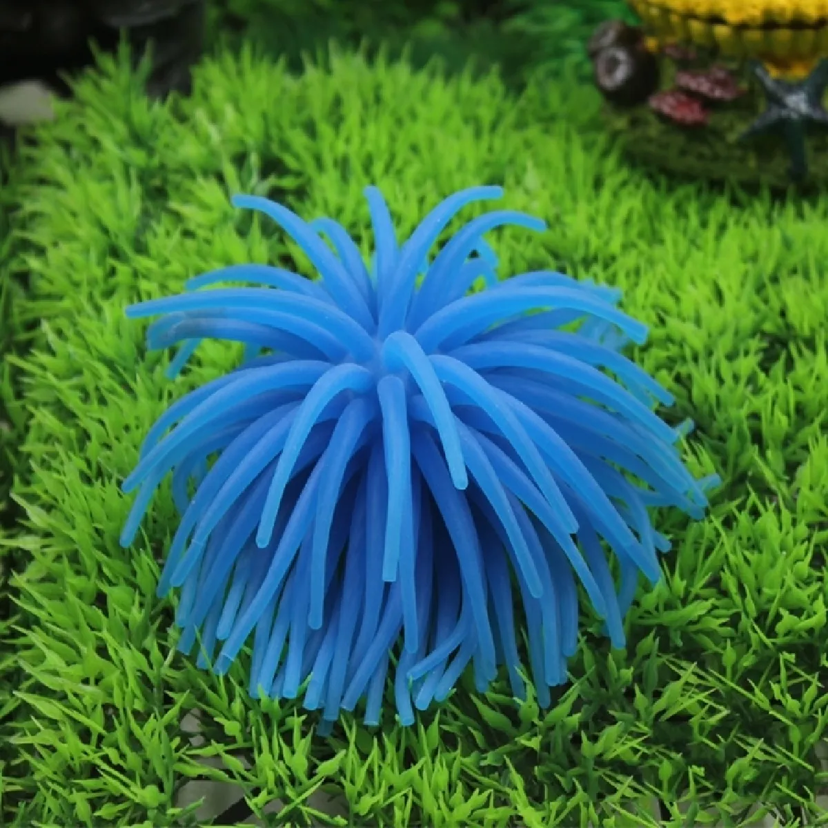 Wewoo Décoration Aquarium Bleu 3 PCS