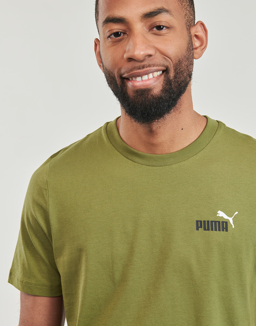 Puma - ESS+ 2 COL SMALL LOGO TEE - Kaki