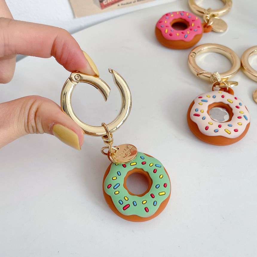 Galeon - Donut Siliconen AirTag Case Sleutelhanger