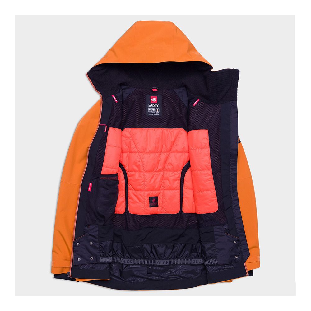 686 HYDRA THERMAGRAPH - Veste ski Homme copper orange
