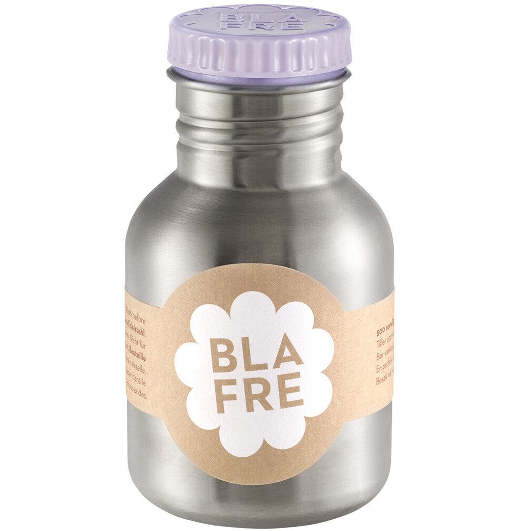 Blafre rvs drinkfles lila - 300ml