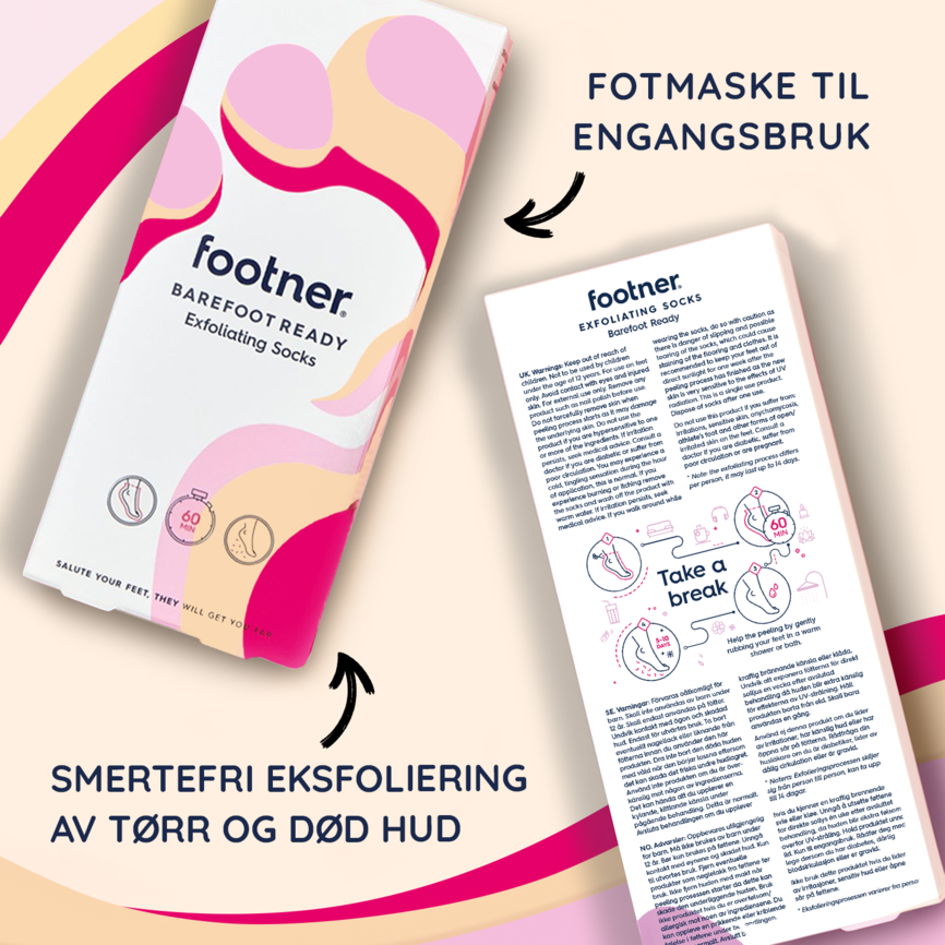 Footner Exfoliating Socks 1 par