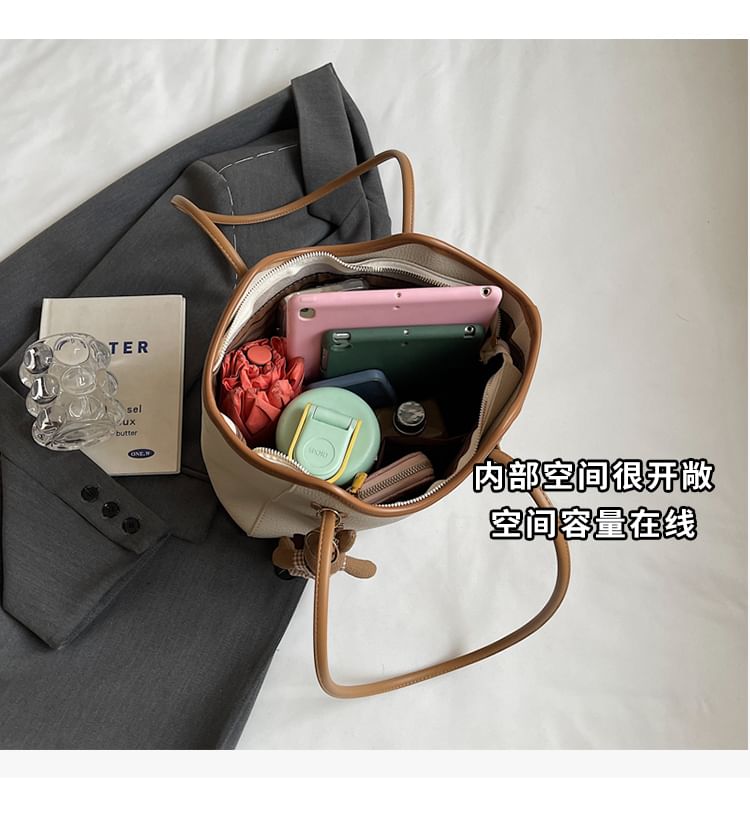 KOCORE - Kunstleren Tote Bag / Tascharm / Set